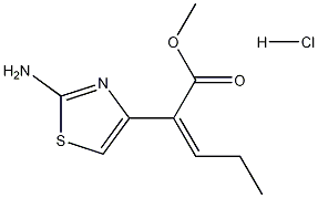 (Z)-2-Amino-alpha-propylidene-4-thiazoleacetic acid methyl ester hydrochloride CAS#: 140128-28-5
