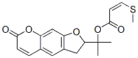 [Z,(-)]-3-(Methylthio)propenoic acid 1-(2,3-dihydro-7-oxo-7H-furo[3,2-g][1]benzopyran-2-yl)-1-methylethyl ester CAS#: 31002-17-2