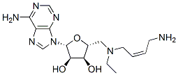 (Z)-N-(5'-Adenosyl)-N-ethyl-2-butene-1,4-diamine CAS#: 134998-65-5