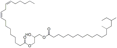 (Z,Z)-9,12-Octadecadienoic acid, 3-[(14,16- dimethyl-1-oxooctadecyl)oxy]-2-hydroxy-propyl ester CAS#: 168482-44-8