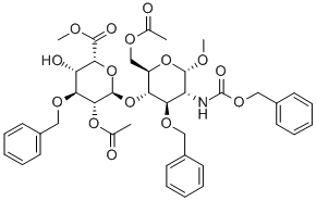 a-D-Glucopyranoside,methyl  4-O-[2-O-acetyl-6-methyl-3-O-(phenylmethyl)-a-L-idopyranuronosyl]-2-deoxy-2-[[(phenylmethoxy)carbonyl]amino]-3-O-(phenylmethyl)-,6-acetate CAS#: 114869-97-5