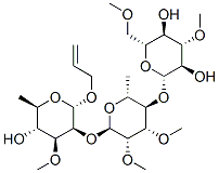 allyl 2-O-(4-O-(3,6-di-O-methyl-beta-glucopyranosyl)-2,3-di-O-methyl-alpha-rhamnopyranosyl)-3-O-methyl-alpha-rhamnopyranoside CAS#: 121333-93-5