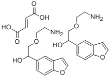 alpha-((2-Aminoethoxy)methyl)-5-benzofuranmethanol (E)-2-butenedioate (2:1) (salt) CAS#: 131964-87-9