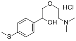 alpha-((2-(Dimethylamino)ethoxy)methyl)-4-(methylthio)benzenemethanol  hydrochloride CAS#: 131961-52-9
