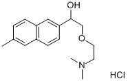 alpha-((2-(Dimethylamino)ethoxy)methyl)-6-methyl-2-naphthalenemethanol  hydrochloride CAS#: 131963-52-5