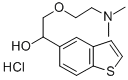 alpha-((2-(Dimethylamino)ethoxy)methyl)benzo(b)thiophene-5-methanol hy drochloride CAS#: 131964-30-2