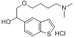 alpha-((4-(Dimethylamino)butoxy)methyl)benzo(b)thiophene-5-methanol hy drochloride CAS#: 131964-52-8