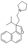 alpha-Isopropyl-alpha-(2-pyrrolidinoethyl)-1-naphthaleneacetaldehyde CAS#: 30121-14-3