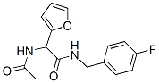 alpha-acetamido-N-(4-fluorobenzyl)-alpha-(furan-2-yl)acetamide CAS#: 124421-36-9