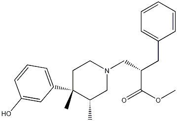 (alphaS,3R,4R)-4-(3-Hydroxyphenyl)-3,4-dimethyl-alpha-(phenylmethyl)-1-piperidinepropanoic acid methyl ester CAS#: 170098-29-0