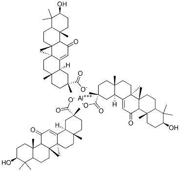 aluminium tris[(20beta)-3beta-hydroxy-11-oxoolean-12-en-29-oate] CAS#: 4598-66-7