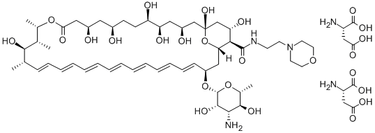 amphotericin B 2-morpholinoethyl amide diaspartate CAS#: 130176-10-2