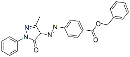 benzyl 4-[(4,5-dihydro-3-methyl-5-oxo-1-phenyl-1H-pyrazol-4-yl)azo]benzoate CAS#: 3003-38-1