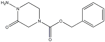 benzyl 4-amino-3-oxopiperazine-1-carboxylate CAS#: 315492-81-0