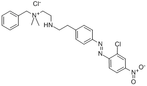 benzyl[2-[[4-[(2-chloro-4-nitrophenyl)azo]phenyl]ethylamino]ethyl]dimethylammonium chloride CAS#: 35714-87-5