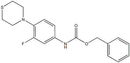 benzyl(3-fluoro-4-thiomorpholinophenyl)carbamate CAS#: 168828-71-5