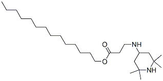 .beta.-Alanine, N-(2,2,6,6-tetramethyl-4-piperidinyl)-, tetradecyl ester CAS#: 119530-70-0