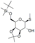 .beta.-D-Galactopyranoside, methyl 6-O-(1,1-dimethylethyl)dimethylsilyl-3,4-O-(1-methylethylidene)-1-thio- CAS#: 176211-59-9