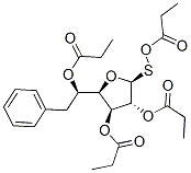 .beta.-D-Glucofuranoside, phenyl 1-thio-, tetrapropanoate CAS#: 339094-70-1