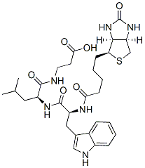 biotinyl-tryptophyl-leucyl-beta-alanine CAS#: 127745-41-9