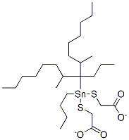 bis(2-Octyl)-2,2'-[(dibutyl-stannylene)dithio] diacetate CAS#: 32011-18-0