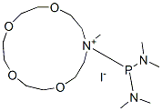 bis(dimethylamino)-methyl-(1,4,7,10-tetraoxa-13-azacyclopentadec-13-yl )phosphanium iodide CAS#: 139194-04-0
