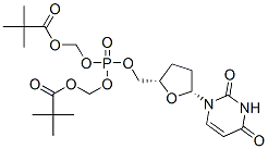 bis(pivaloyloxymethyl) 2',3'dideoxyuridine 5'-monophosphate CAS#: 144510-15-6