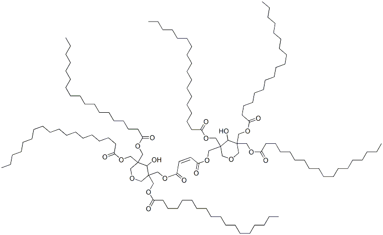 bis[[tetrahydro-4-hydroxy-3,5,5-tris[[(1-oxooctadecyl)oxy]methyl]-2H-pyran-3-yl]methyl] maleate CAS#: 36563-79-8