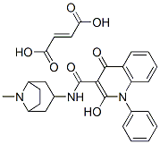 but-2-enedioic acid, 2-hydroxy-N-(8-methyl-8-azabicyclo[3.2.1]oct-3-yl )-4-oxo-1-phenyl-quinoline-3-carboxamide CAS#: 139094-69-2