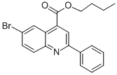 butyl 6-bromo-2-phenyl-4-quinolinecarboxylate CAS#: 312513-61-4