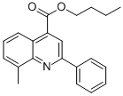 butyl 8-methyl-2-phenyl-4-quinolinecarboxylate CAS#: 303067-47-2