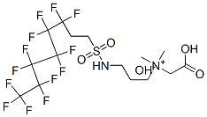 carboxymethyldimethyl-3-[[(3,3,4,4,5,5,6,6,7,7,8,8,8-tridecafluorooctyl)sulphonyl]amino]propylammonium hydroxide CAS#: 34455-29-3