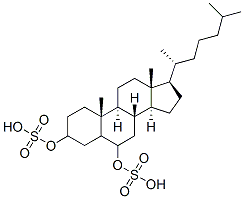 cholestan-3,6-diyl disulfate CAS#: 141677-53-4