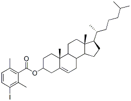 cholesteryl 2,6-dimethyl-3-iodobenzoate CAS#: 124784-15-2