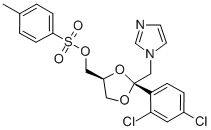 cis-[2-(2,4-Dichlorophenyl)-2-(1H-imidazol-1-ylmethyl)-1,3-dioxolan-4-yl]methyl-4-methylbenzenesulphonate CAS#: 134071-44-6