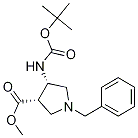 cis-Methyl 1-benzyl-4-(tert-butoxycarbonylaMino)-pyrrolidine-3-carboxylate CAS#: 170034-39-6