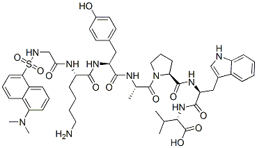 dansyl-glycyl-lysyl-tyrosyl-alanyl-prolyl-tryptophyl-valine CAS#: 124479-70-5