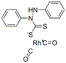 dicarbonyldiphenylaminedithiocarbamate rhodium(I) CAS#: 139522-78-4