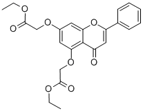 diethyl 2,2'-[(4-oxo-2-phenyl-4H-1-benzopyran-5,7-diyl)bis(oxy)]bisacetate CAS#: 36086-89-2