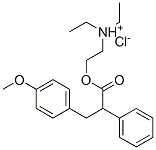 diethyl[2-[3-(p-methoxyphenyl)-2-phenylpropionyloxy]ethyl]ammonium chloride CAS#: 3820-14-2