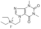 diethyl(methyl)[1,2,3,6-tetrahydro-1,3-dimethyl-2,6-dioxo-7H-purine-7-ethyl]ammonium iodide CAS#: 35206-03-2