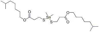 diisooctyl 3,3'-[(dimethylstannylene)bis(thio)]dipropionate CAS#: 42378-34-7