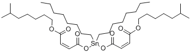 diisooctyl 4,4'-[(dioctylstannylene)bis(oxy)]bis[4-oxoisocrotonate] CAS#: 33568-99-9