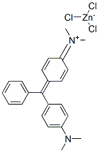 dimethyl[4-[[4-(dimethylamino)phenyl]benzylidene]-2,5-cyclohexadien-1-ylidene]ammonium trichlorozincate CAS#: 38845-49-7