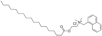dimethyl(naphthylmethyl)[2-[(1-oxooctadecyl)oxy]ethyl]ammonium chloride CAS#: 38430-61-4