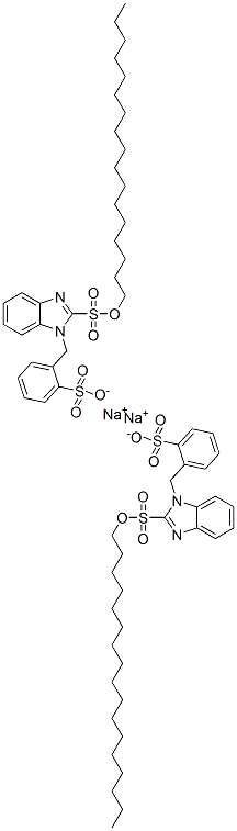 disodium 2-heptadecyl-1-[(sulphonatophenyl)methyl]-1H-benzimidazolesulphonate CAS#: 31135-57-6