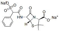disodium [2S-[2alpha,5alpha,6beta(S*)]]-3,3-dimethyl-7-oxo-6-(phenylsulphonatoacetamido)-4-thia-1-azabicyclo[3.2.0]heptane-2-carboxylate CAS#: 36417-90-0