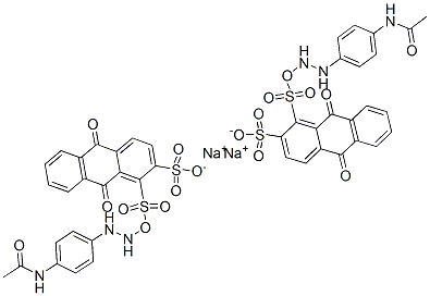 disodium [[4-(acetylamino)phenyl]amino]amino-9,10-dihydro-9,10-dioxoanthracenedisulphonate CAS#: 33340-33-9