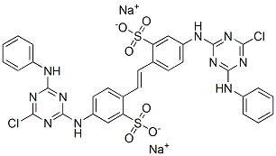 disodium 4,4'-bis[(6-anilino-4-chloro-1,3,5-triazin-2-yl)amino]stilbene-2,2'-disulphonate CAS#: 37138-23-1
