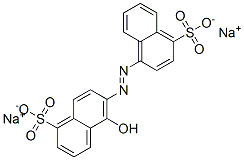 disodium 5-hydroxy-6-[(4-sulphonatonaphthyl)azo]naphthalenesulphonate CAS#: 3746-79-0
